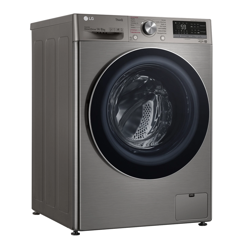 LAVADORA SECADORA CARGA FRONTAL LG 14/8KG WD14VVC4S6C CON AIDD™ Y STEAM - 2