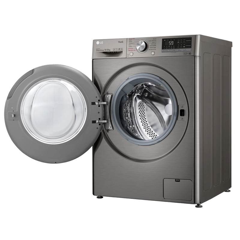 LAVADORA SECADORA CARGA FRONTAL LG 14/8KG WD14VVC4S6C CON AIDD™ Y STEAM - 3