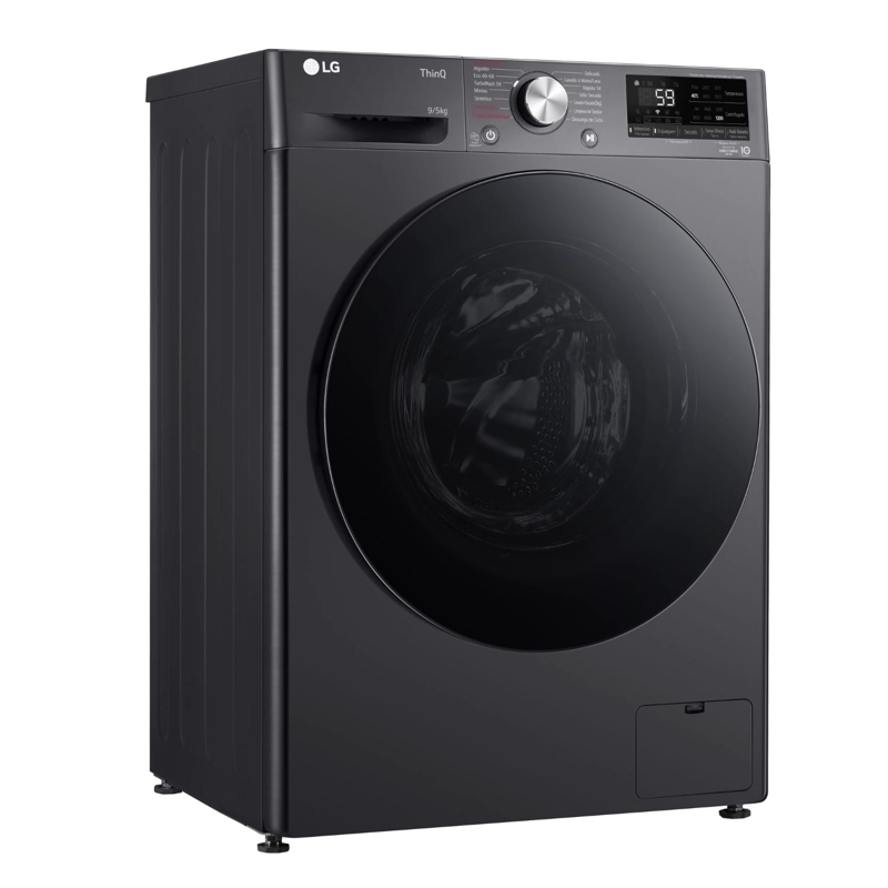 LAVADORA SECADORA CARGA FRONTAL LG 9KG5KG WD9MVC4S6 AI DD, THINQ - 7