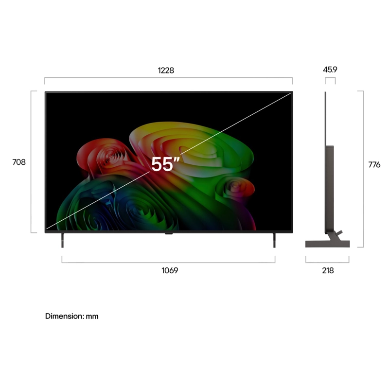 SMART TV LG OLED AI B6 55' OLED55B6PSA 2026 4K UHD - 2