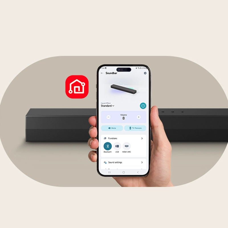 SOUNDBAR LG S20A EXPERIENCIA DE SONIDO INTELIGENTE - 50W - 12