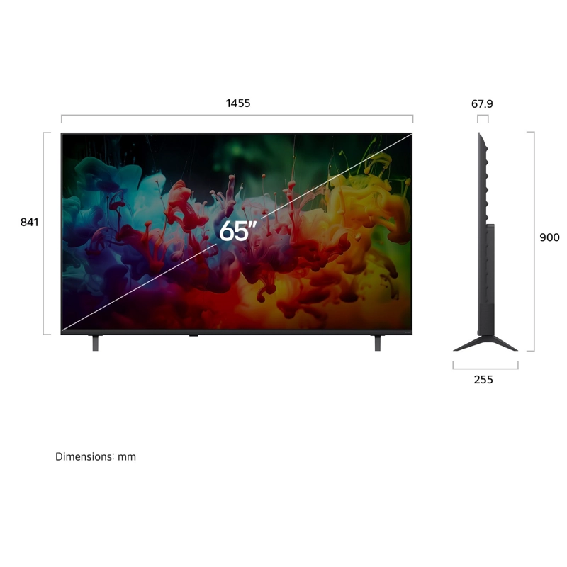 SMART TV LG QNED EVO AI QNED70 65' 65QNED70BSA 2026 4K UHD - 2