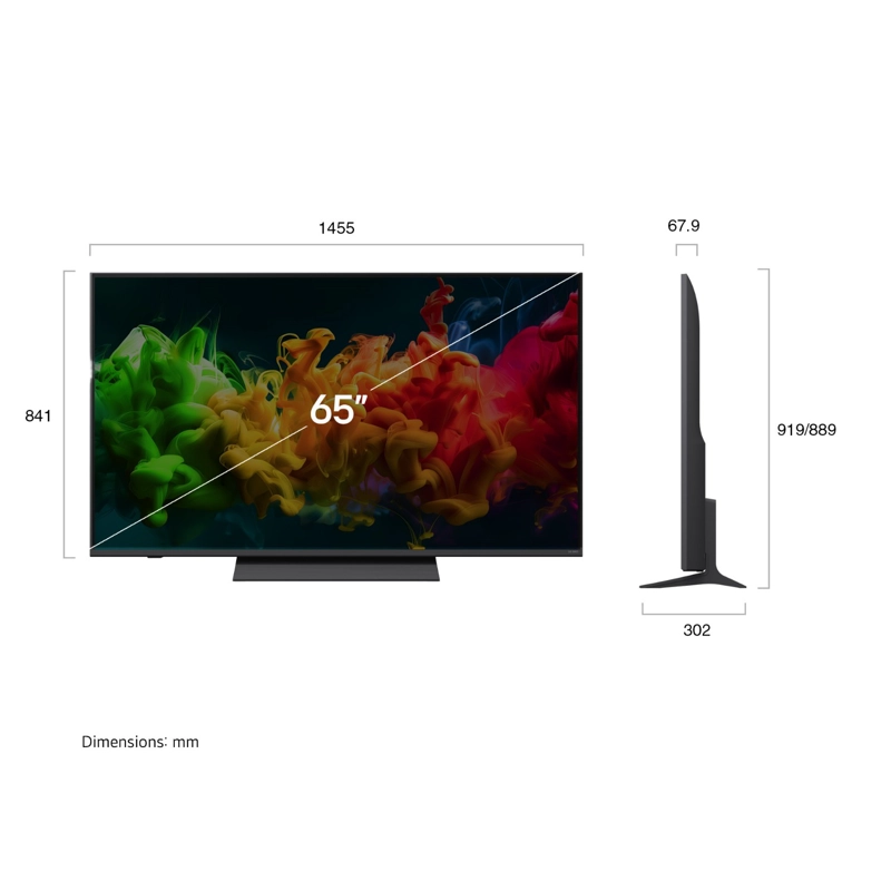 SMART TV LG 65' QNED EVO AI QNED81 4K 2026 + MAGIC REMOTE CONTROL - 2