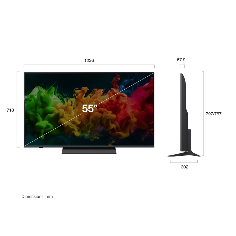 SMART TV LG 55' QNED EVO AI QNED81 4K 2026 + MAGIC REMOTE CONTROL - 2