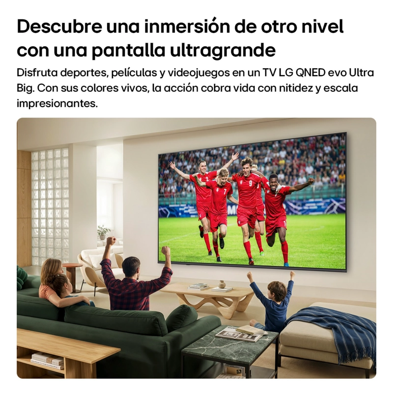 SMART TV LG 75' QNED EVO AI QNED81 4K 2026 + MAGIC REMOTE CONTROL - 3