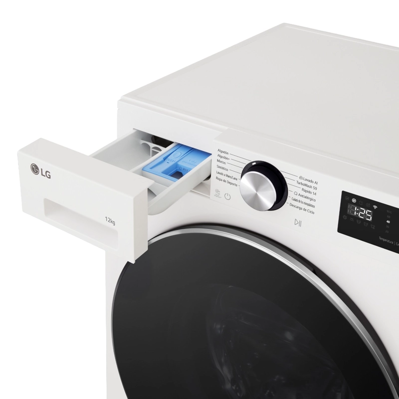 LAVADORA CARGA FRONTAL 12KG WM12EWVX5S6 LG CON AIDD™' - 8