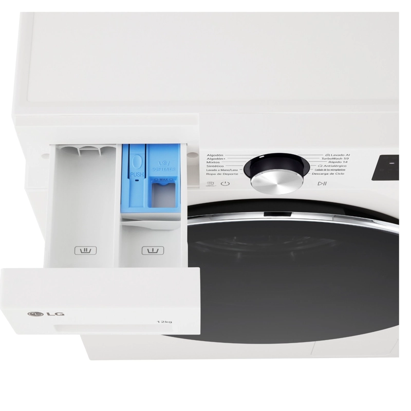 LAVADORA CARGA FRONTAL 12KG WM12EWVX5S6 LG CON AIDD™' - 9