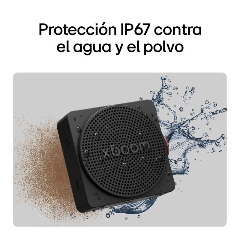 PARLANTE LG XBOOM MINI - DISEÑO COMPACTO - IP67 - BATERIA 10H - NEGRO - 10