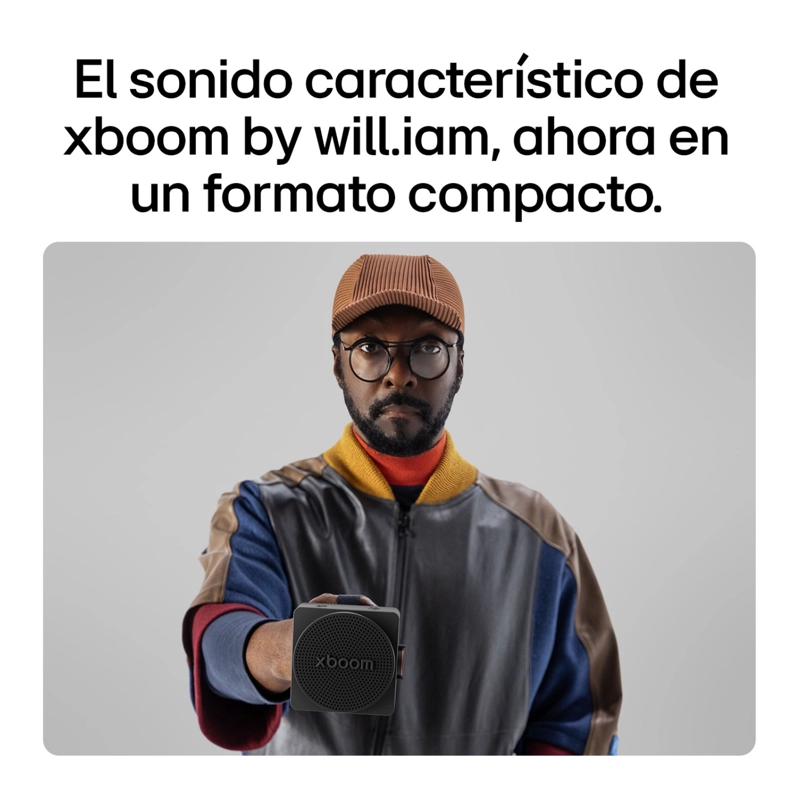 PARLANTE LG XBOOM MINI - DISEÑO COMPACTO - IP67 - BATERIA 10H - NEGRO - 9