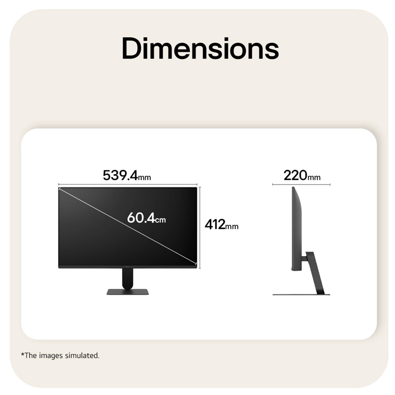 MONITOR DE ESCRITORIO LG 24' FHD CON HDR 10 24U411B-B - 7
