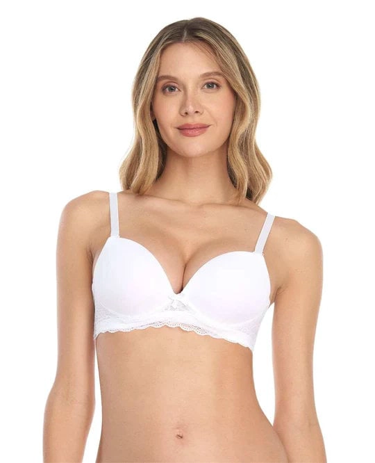 BRASIER PUSH UP MEDIO ENCAJE MICROFIBRA MUJER ST EVEN - 1