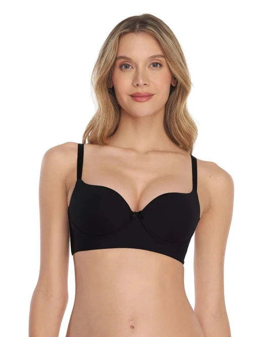 BRASIER MICROFIBRA SIN PUSH UP BASE AMPLIA MUJER ST EVEN - 1