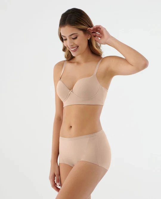 BRASIER MICROFIBRA SIN PUSH UP BASE AMPLIA MUJER ST EVEN - 1