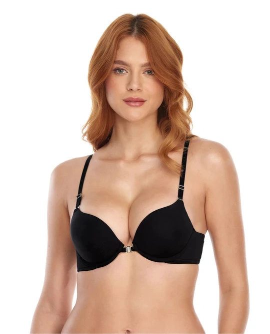 ST EVEN SOSTÉN MICROFIBRA PUSH UP DOBLE CON BROCHE FRONTAL - 1