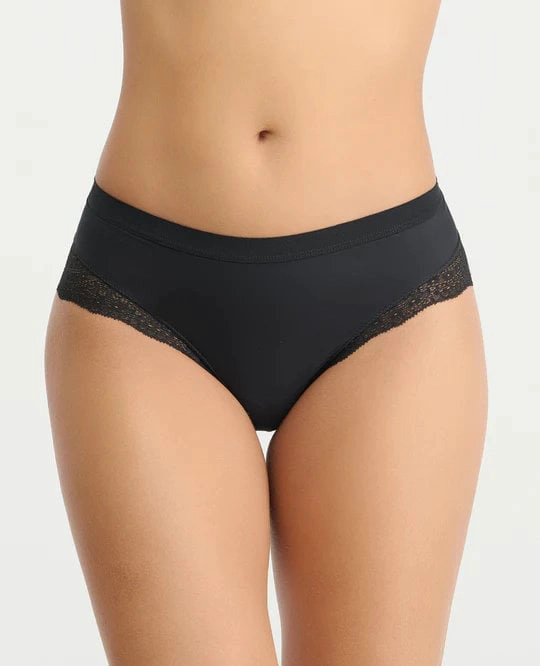 CALZÓN PANTY DE ENCAJE TIRO MEDIO MUJER ST EVEN - 1