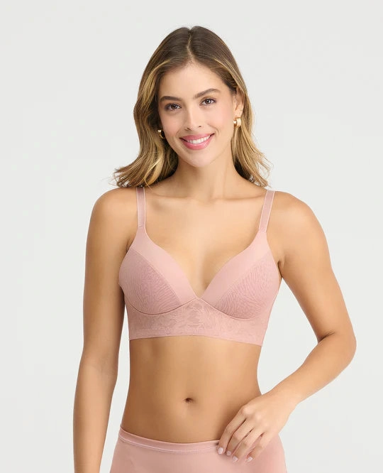 ST EVEN SOSTÉN PUSH UP DOBLE MICROFIBRA CON APLICACIÓN DE TULL MUJER - 1