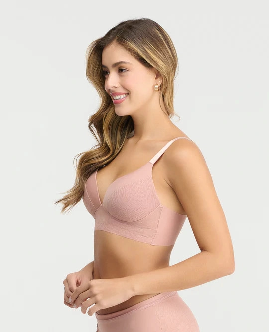 ST EVEN SOSTÉN PUSH UP DOBLE MICROFIBRA CON APLICACIÓN DE TULL MUJER - 2