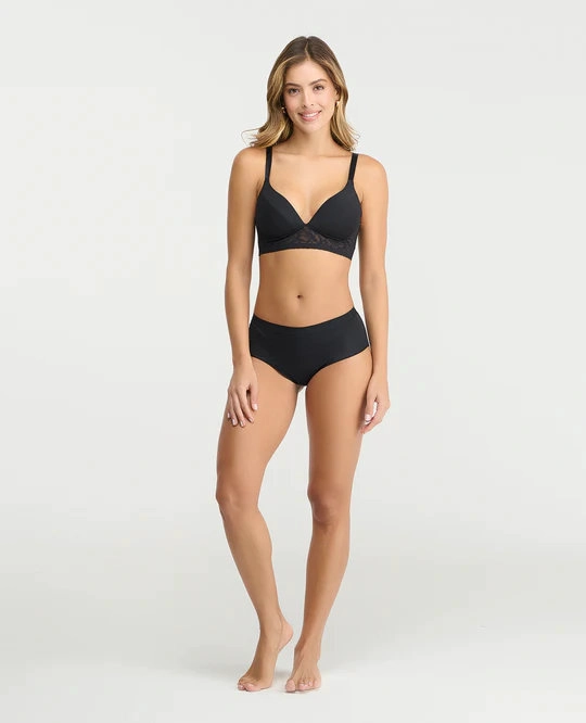 ST EVEN SOSTÉN PUSH UP DOBLE MICROFIBRA CON APLICACIÓN DE TULL MUJER - 4