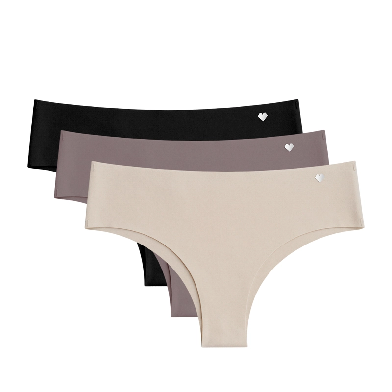 PACK 3 CALZÓN CULOTTE CORTE LASER INVISIBLE ALGODÓN ST EVEN - 1