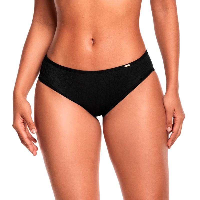CALZON BIKINI CON TEXTURA EN DELANTERO - 1