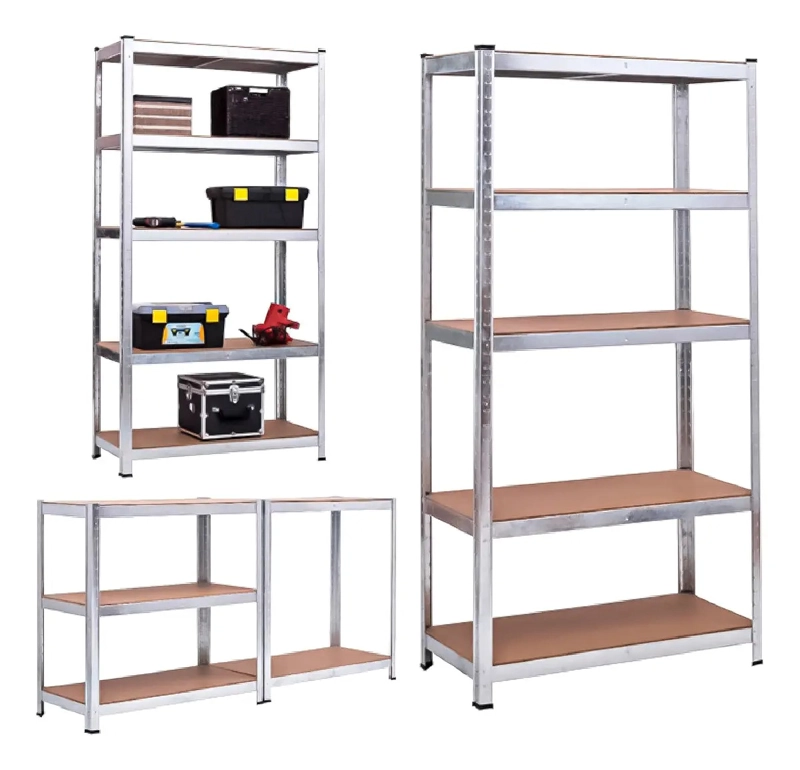 2 ESTANTES METALICO 180X90X40 OFICINA ORGANIZADOR P - 8
