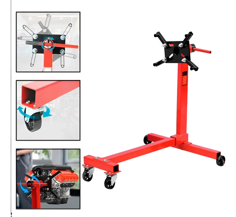 SOPORTE MULTIBANCO PARA MOTORES AUTO 500KG 360° PROFESIONAL - 1