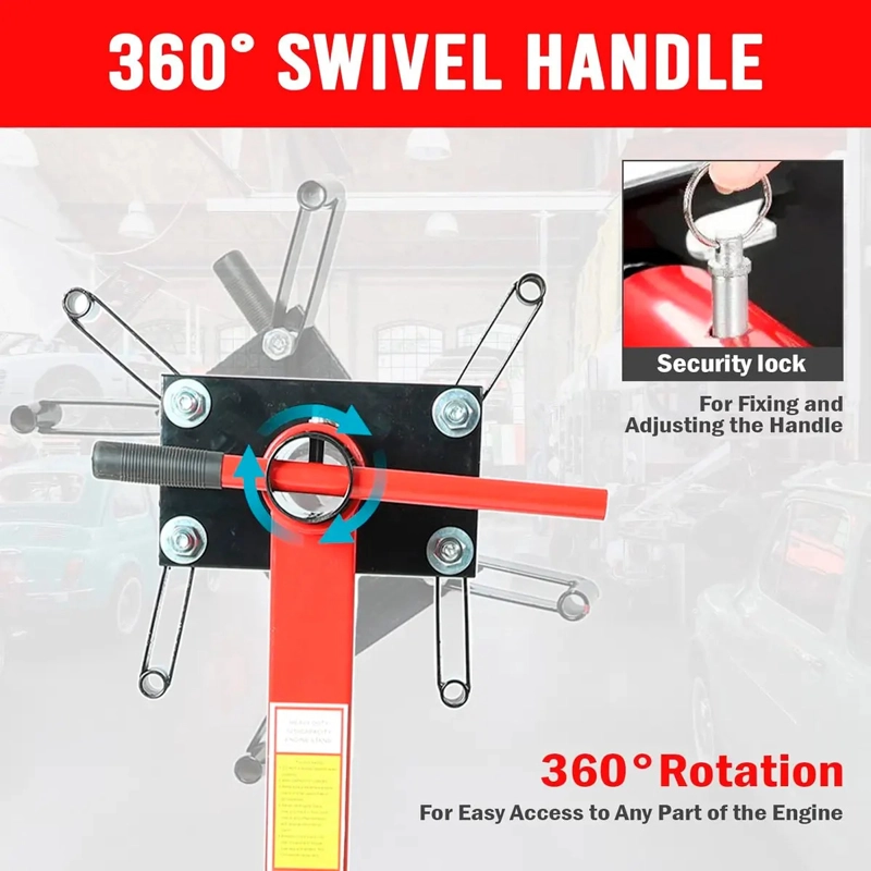SOPORTE MULTIBANCO PARA MOTORES AUTO 500KG 360° PROFESIONAL - 4