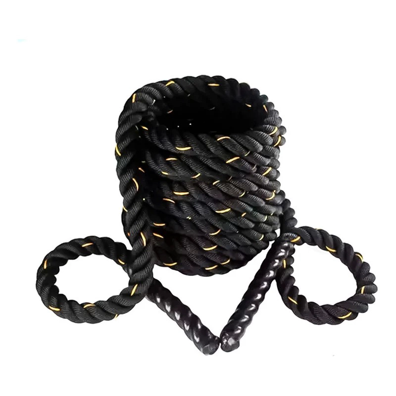CUERDA CROSSFIT BATTLE ROPE CORREA 12 METROS X 38 MILIMETROS - 6