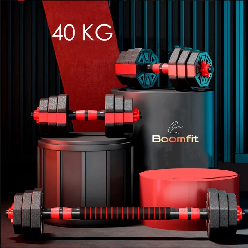 SET DE MANCUERNAS DE 40KG OCTOGONALES AJUSTABLES - 7