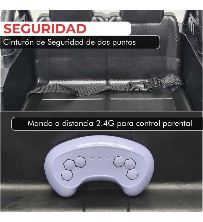 AUTO ELECTRICO MONTABLE JEEP F150 RAPTOR CAMIONETA 4X4 A BATERIA - 5
