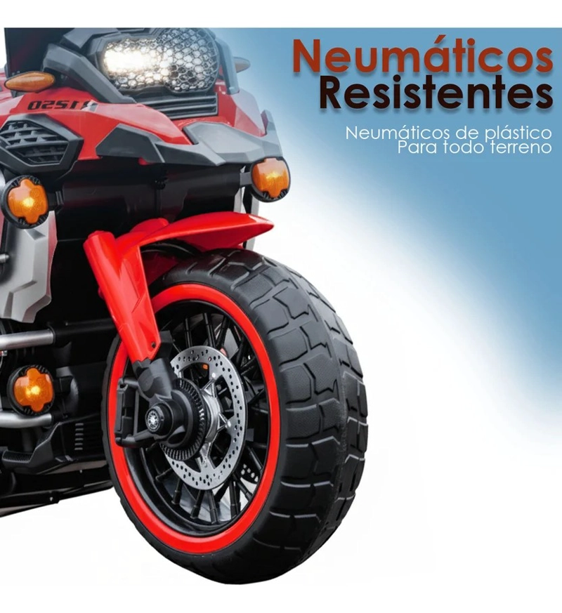 MOTO ELECTRICA MONTABLE NIÑOS TIPO BMW GRANDE BATERIA DURADERA - 2