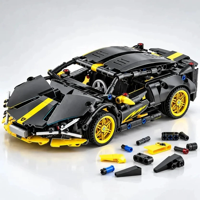 AUTO BLOQUES ARMABLE LAMBORGHINI JUGUETE CONSTRUCCION 486PZS - 3