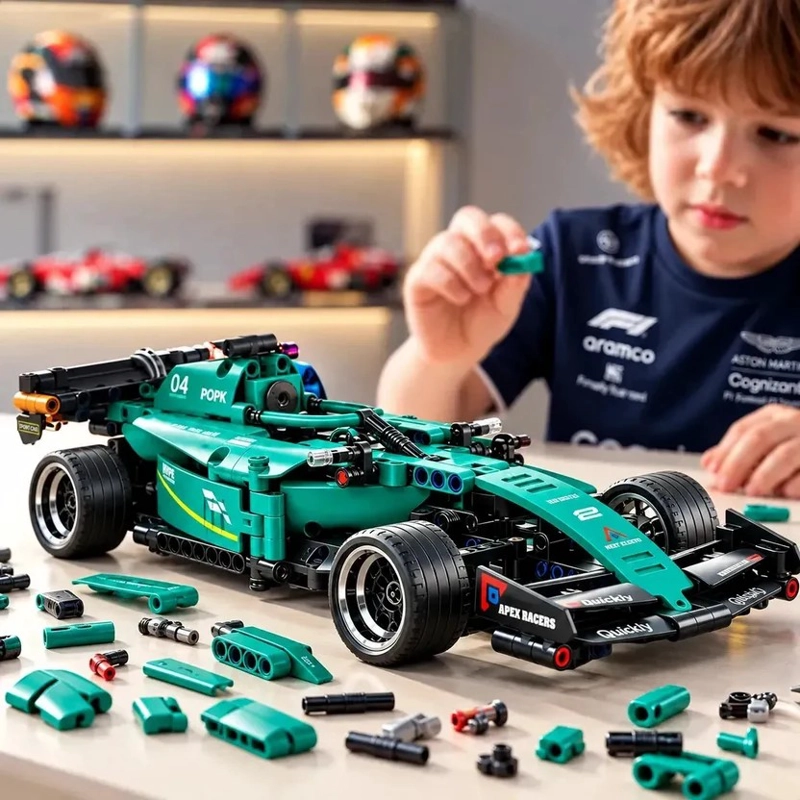 AUTO ARMABLE FORMULA 1 DE 452 PIEZAS BLOQUES DE CONSTRUCCION - 1