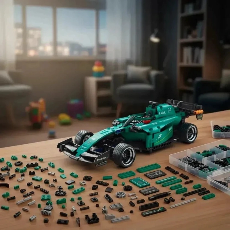AUTO ARMABLE FORMULA 1 DE 452 PIEZAS BLOQUES DE CONSTRUCCION - 2