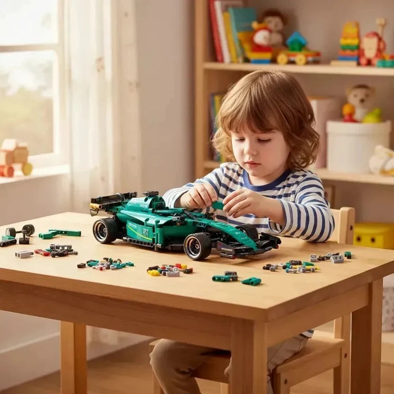 AUTO ARMABLE FORMULA 1 DE 452 PIEZAS BLOQUES DE CONSTRUCCION - 9