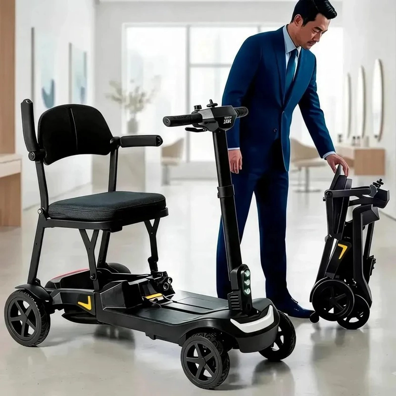 SCOOTER SILLA DE MOVILIDAD ELECTRICO PLEGABLE CUATRO RUEDAS - 1