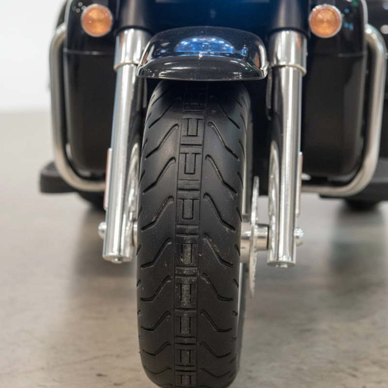 Moto Electrica Montable De Policia Doble Motor Con Luces Led 12v - 9