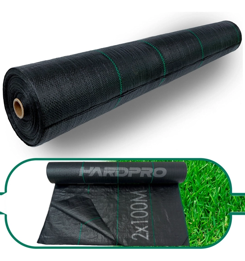 MALLA ANTIMALEZA DE 2X100 MTS TELA ROLLO GROUND COVER PLANTA - 1