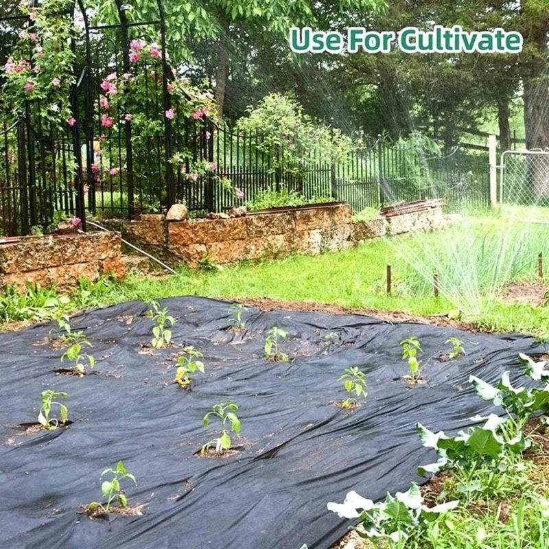 MALLA ANTIMALEZA DE 2X100 MTS TELA ROLLO GROUND COVER PLANTA - 6