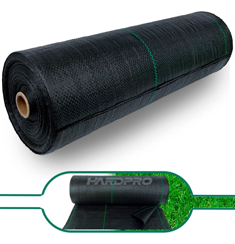 MALLA ANTIMALEZA 1X100 MTS TELA ROLLO GROUND COVER PLANTA - 1
