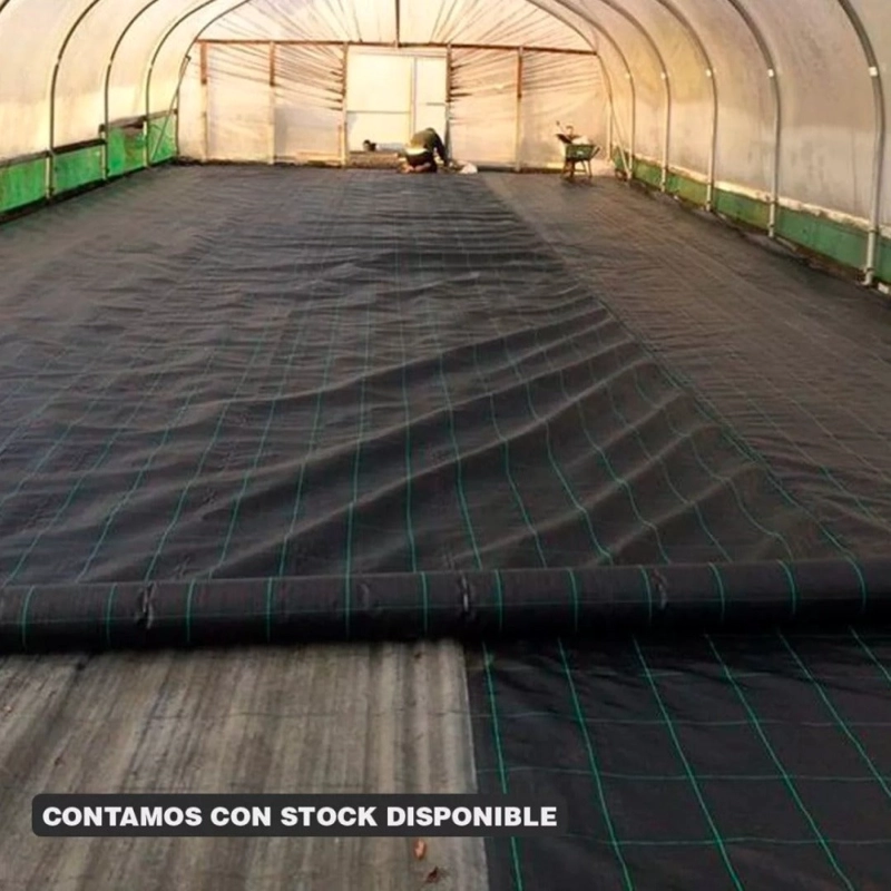 MALLA ANTIMALEZA 1X100 MTS TELA ROLLO GROUND COVER PLANTA - 6