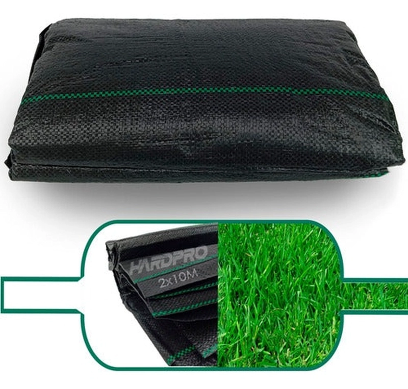 MALLA ANTIMALEZA 2X10 MTS TELA ROLLO GROUND COVER PLANTA - 1
