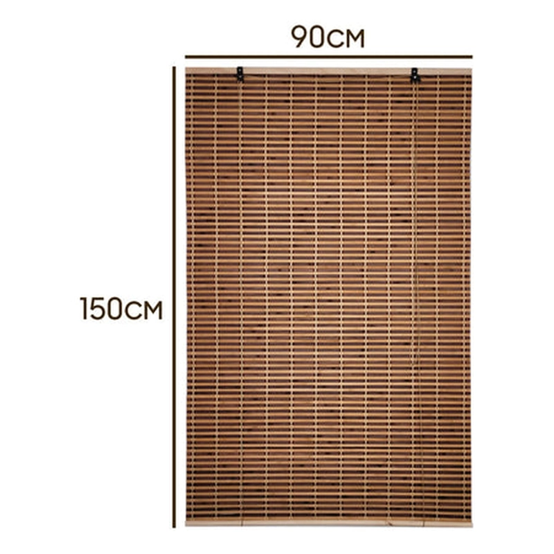 CORTINA ROLLER BAMBU PERSIANA BICOLOR 90X150CM ROLLER - 3