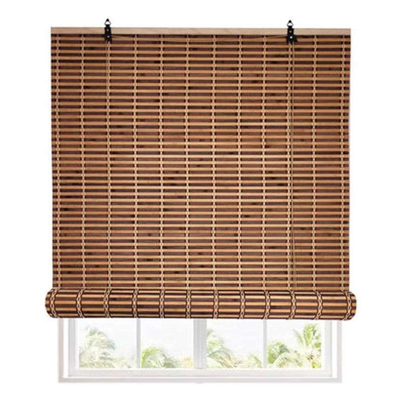 CORTINA ROLLER BAMBU PERSIANA BICOLOR 90X150CM ROLLER - 4