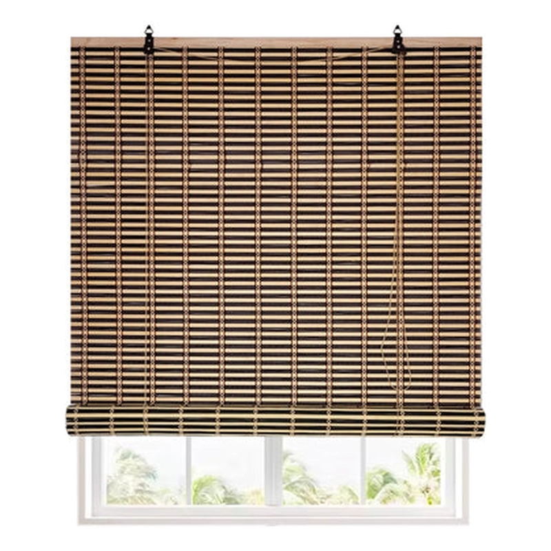 CORTINA ROLLER BAMBU PERSIANA BICOLOR 90X150CM ROLLER - 4