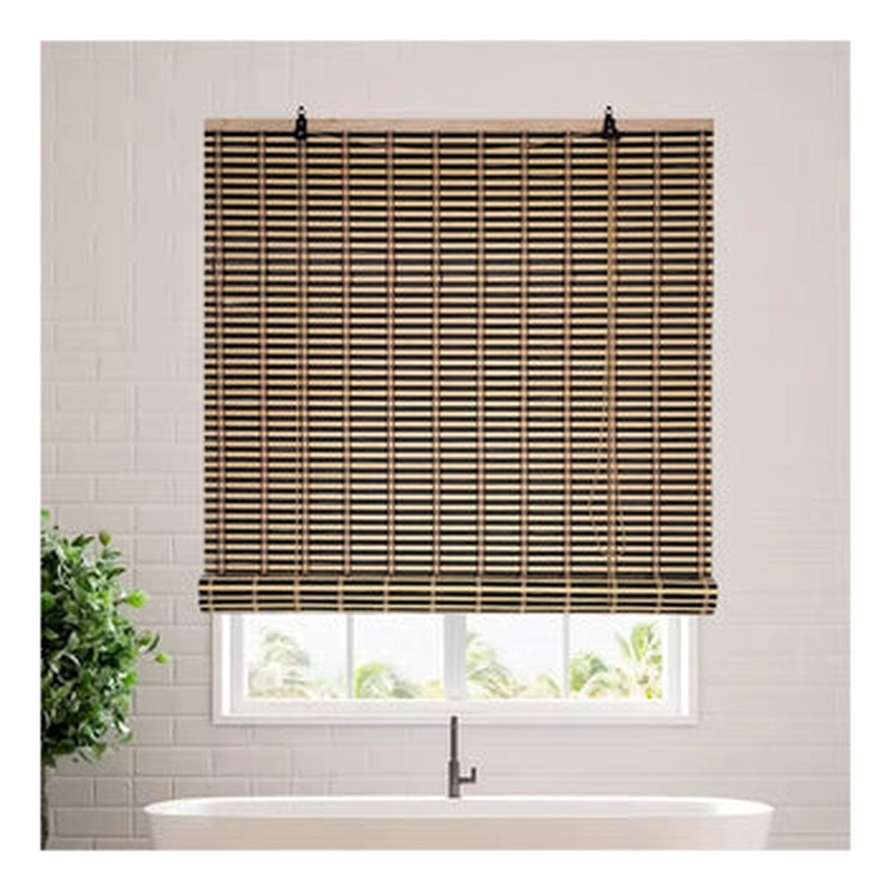 CORTINA ROLLER BAMBU PERSIANA BICOLOR 90X150CM ROLLER - 5