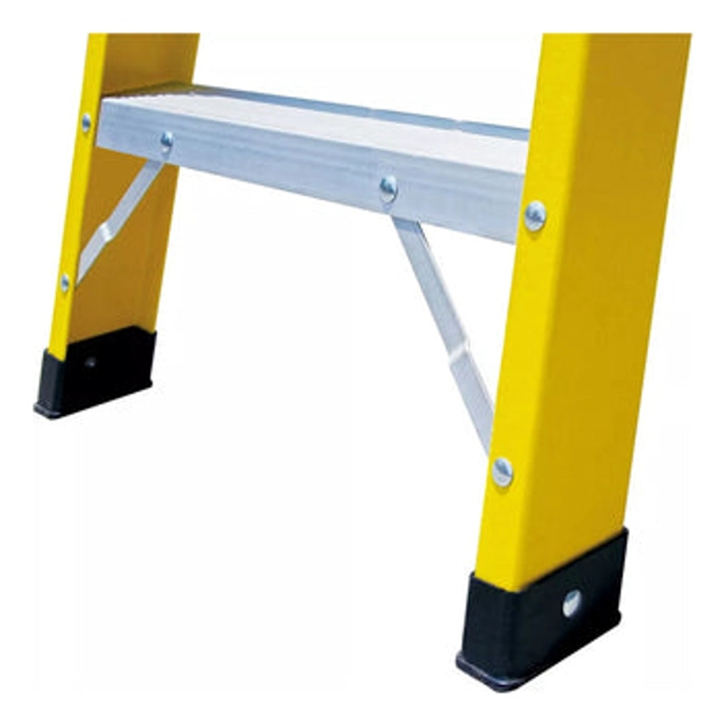 ESCALERA FIBRA DE VIDRIO INDUSTRIAL 1.2MTS 4 PELDAÑOS 150KG - 5
