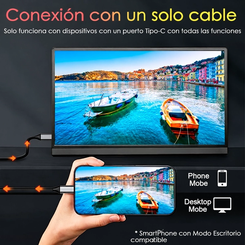 MONITOR PORTATIL 16 PULGADAS IPS 2.5K Y 120HZ PARA NOTEBOOK - 10