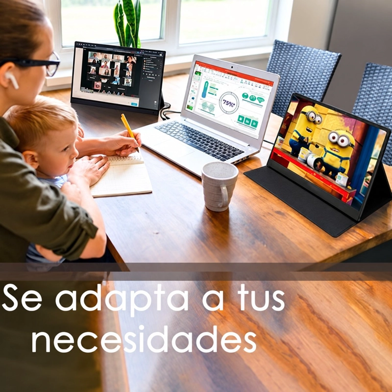MONITOR PORTATIL 16 PULGADAS IPS 2.5K Y 120HZ PARA NOTEBOOK - 9