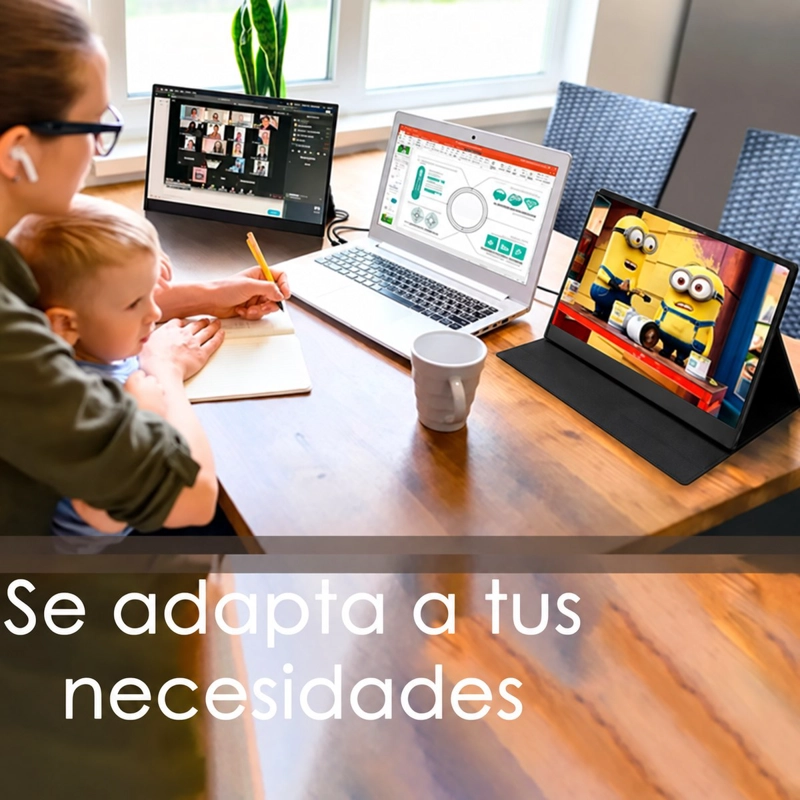 MONITOR 4K DE 60HZ IPS PORTATIL 4K 2160P DE 15.6 PULGADAS - 4